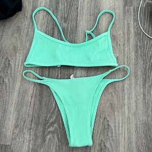 White fox bikini